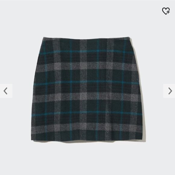 Uniqlo Dresses & Skirts - UNIQLO - NWT Size 14 Wool Blend Mini Skirt - Dark Green